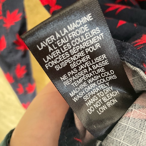 DJAB Simons 420 Leaf Pattern Cotton Ripstop Button Down Shirt - Picture 6 of 6